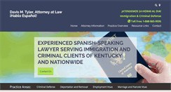 Desktop Screenshot of davistylerlaw.com